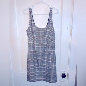 Banana Republic Plaid midi dress